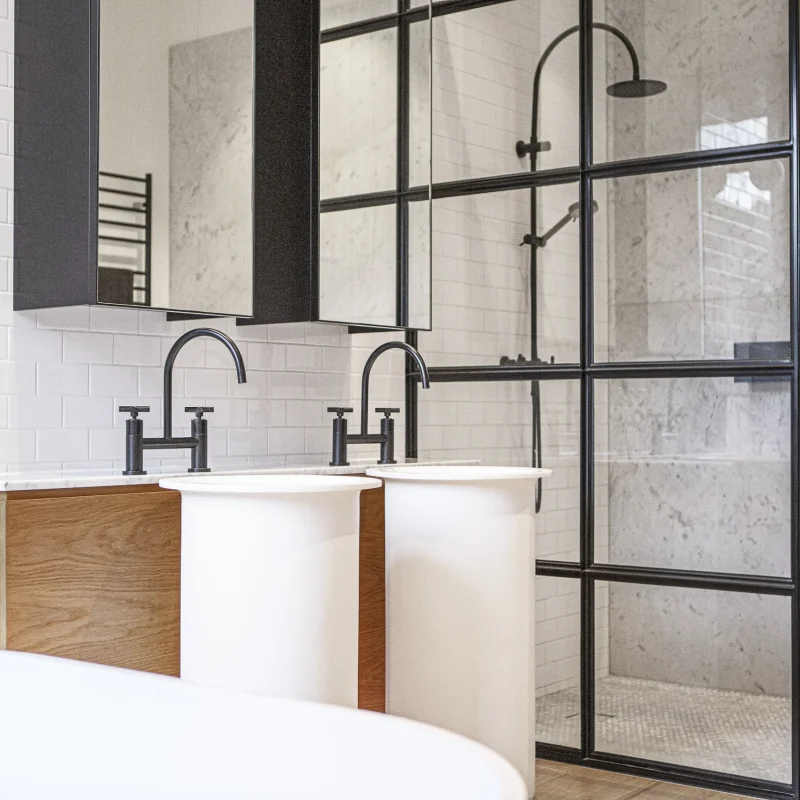 Réalisation, salle de bains, Entreprise Villanneau, Plombier-chauffagiste à La Rochelle