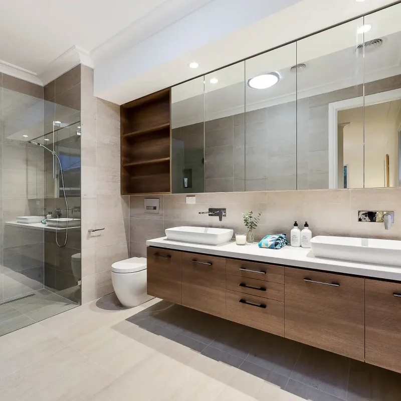 Réalisation, salle de bains, Entreprise Villanneau, Plombier-chauffagiste à La Rochelle